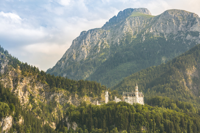夏季欧洲城堡摄影图