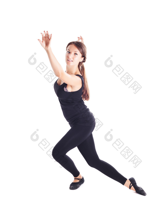舞蹈训练的女人摄影图