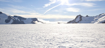 清新新西兰雪山<strong>摄影图</strong>