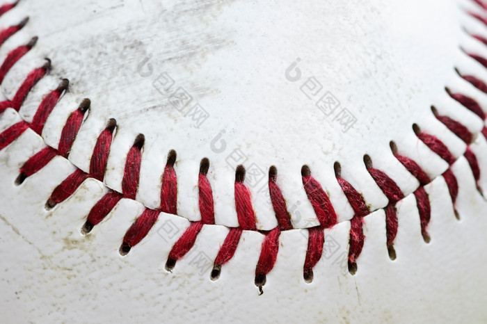 简约风格一个棒球摄影图