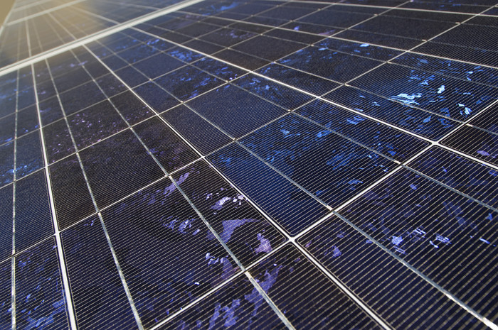 太阳能电池板摄影图