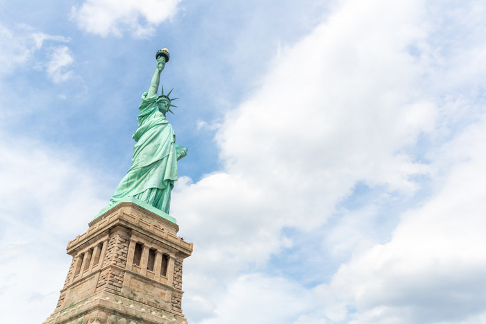 美国自由女神像雕像