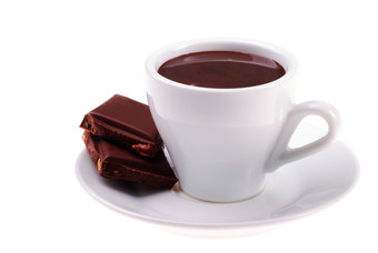 巧克力咖啡饮品摄影图