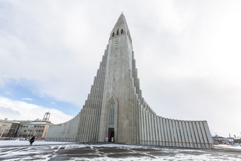 冰岛<strong>雷</strong>克雅未克的哈尔格里姆基奇亚大教堂