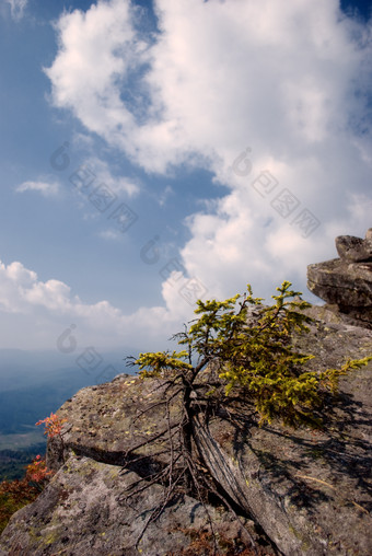 喀尔巴阡山脉的景观摄影图