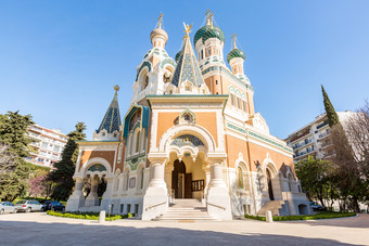 尼斯圣尼古拉斯俄罗斯东正教大教堂图片