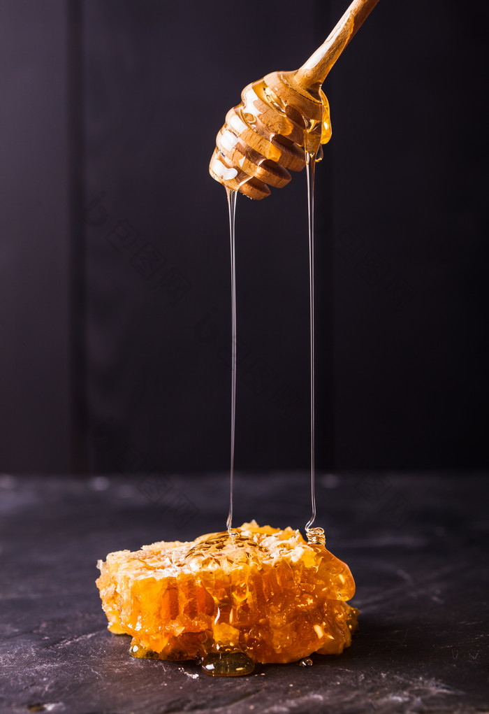 甜食美食蜂蜜摄影图
