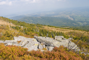 喀尔巴阡山脉的自然景色