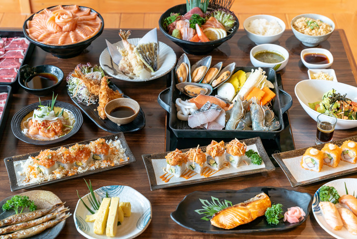 日本料理三文鱼寿司