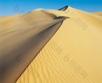 干旱的黄色沙漠摄影图