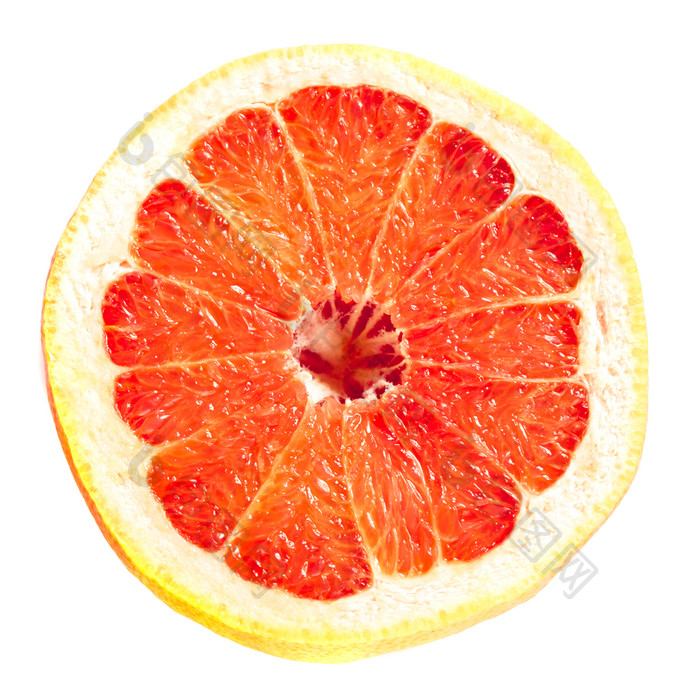 半个红橙橙子水果