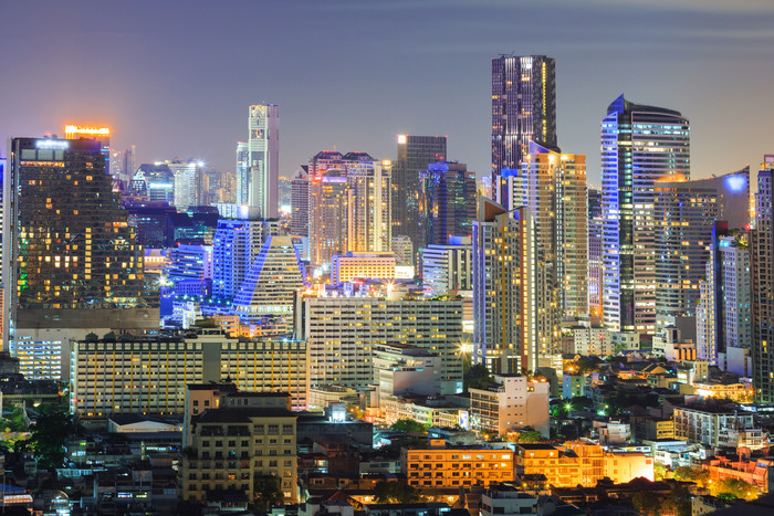 唯美曼谷城市摄影图