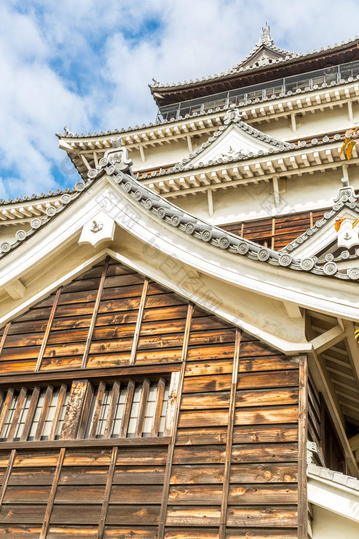 广岛城堡建筑物房屋