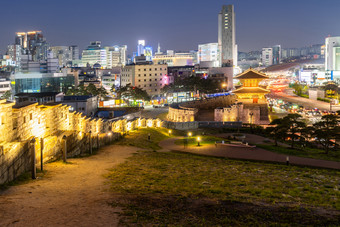 清新<strong>夜晚</strong>的城市摄影<strong>图</strong>