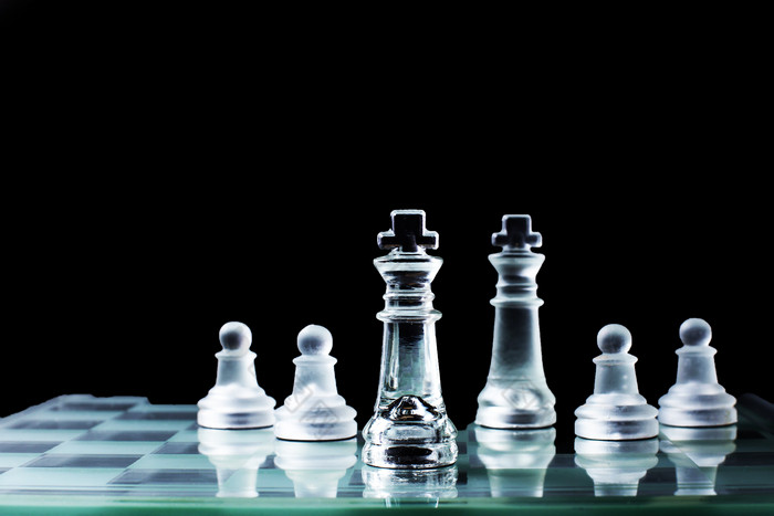 国际象棋合作金融商业业务公司工作摄影图