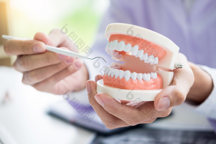 白大褂牙齿工作医生模型医院牙痛牙医摄影