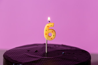 庆祝6周年会生日蛋糕