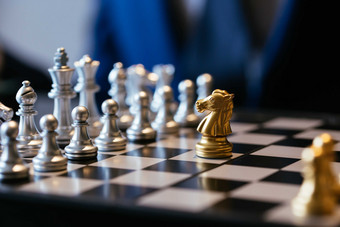<strong>国际象棋骑士</strong>摄影图