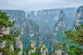 张家界<strong>风景</strong>区<strong>风景摄影图片</strong>