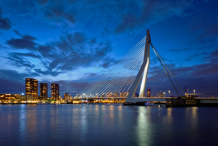 鹿特丹荷兰桥城市景观