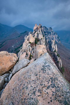 索拉克桑山峰山岳摄影图片