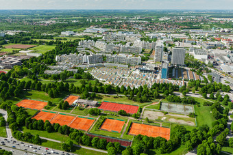 慕尼黑德国城市景观奥运