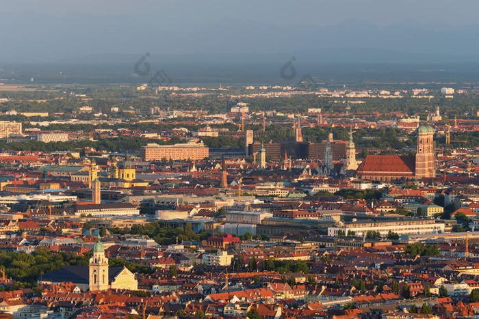慕尼黑德国城市景观白天