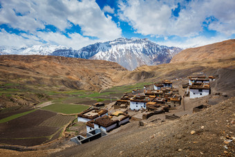 人文地理的村落风景拍摄