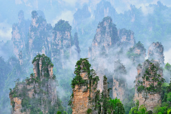 张家界旅游宣传摄影图片