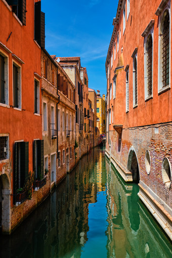 威尼斯意大利体系结构运河