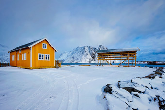 Lofoten<strong>岛屿</strong>挪威冬季