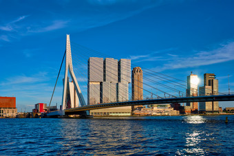 鹿特丹荷兰桥建筑物