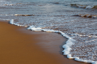 夏天海水泡沫局部<strong>摄影</strong>图