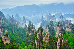 湖南张家界风景区摄影图片