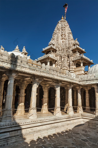 耆那教徒的寺庙拉纳克普尔拉贾斯坦邦