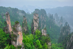 张家界景色远景摄影图片