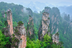 张家界自然风景摄影图片