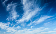 蓝天白云云层摄影图