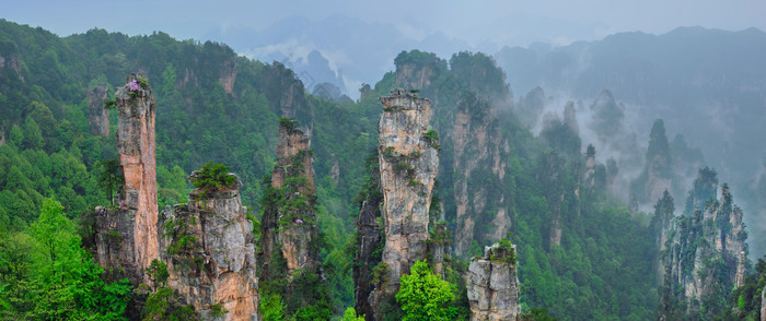 岩山景观摄影图片