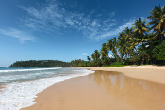 海滩沙滩<strong>海景</strong>摄影图