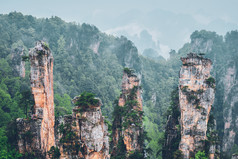 张家界山水摄影图片