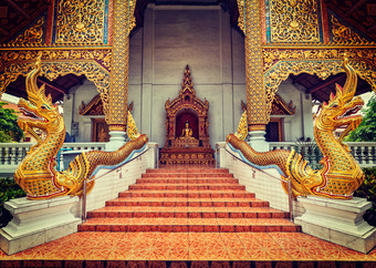 泰国国家的一间佛教寺庙