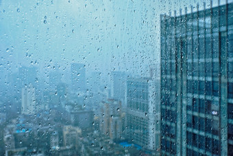 下雨阵雨液滴组织