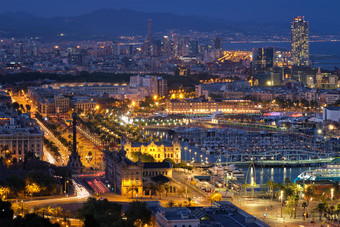 巴塞罗那<strong>西班牙</strong>港口体系结构