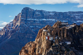 风景喜马拉雅山摄影图