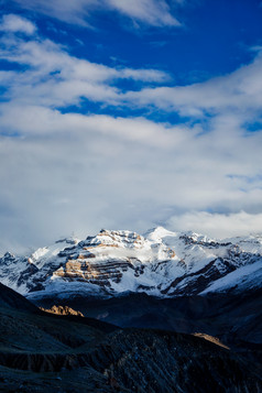 喜马拉雅山风景摄影图