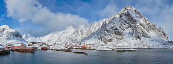 冬季雪山海水<strong>雪景</strong>