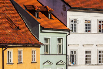 欧洲彩色房屋摄影图片