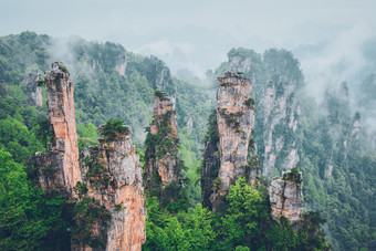 中国张家界<strong>景区摄影图</strong>片