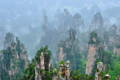中国山脉风景摄影图片